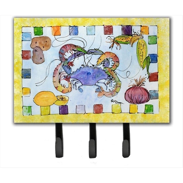 Carolines Treasures 6 x 9 In. Crab Leash or Key Holder 8068TH68 - main